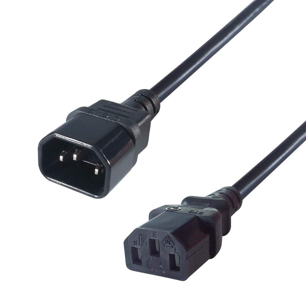 Connekt Gear 5m IEC C14 Male to IEC C13 Female IEC Mains Extension Cable