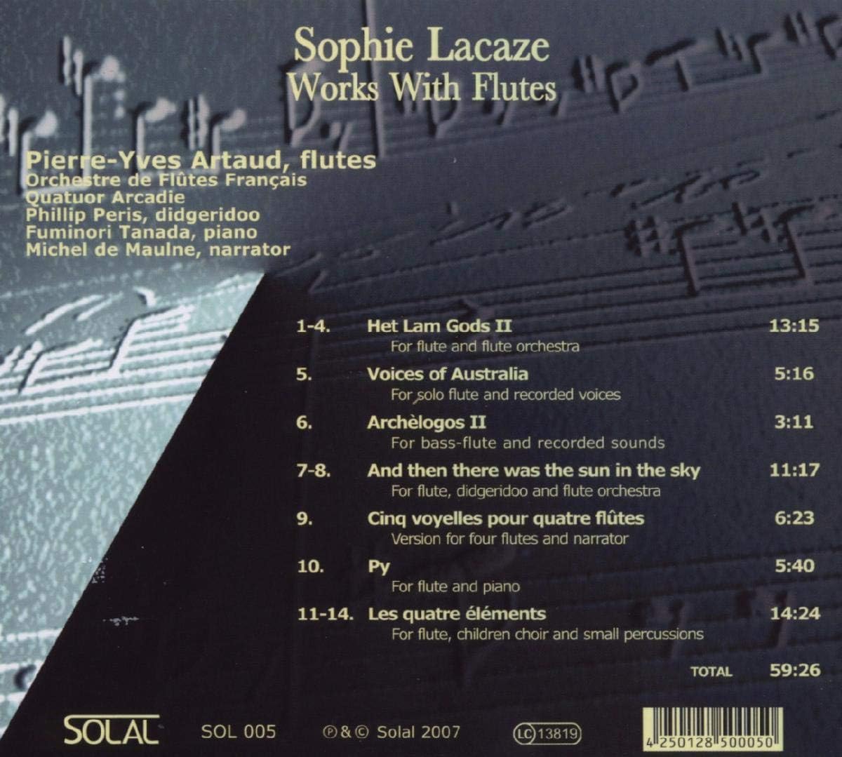 Sophie Lacaze: Works With Flutes