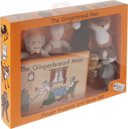 The Puppet Company - Traditional Story Sets - The Gingerbread Man Finger Puppet Set, PC007907