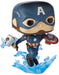 Funko POP! Marvel: Avengers Endgame - Captain America With Broken Shield & Mjolnir - Collectable Vinyl Figure - Gift Idea - Official Merchandise - Toys for Kids & Adults - Movies Fans