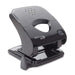 Rapesco 1525 ECO X5-40ps Less Effort 2 Hole Punch, 40 Sheet Capacity, Black