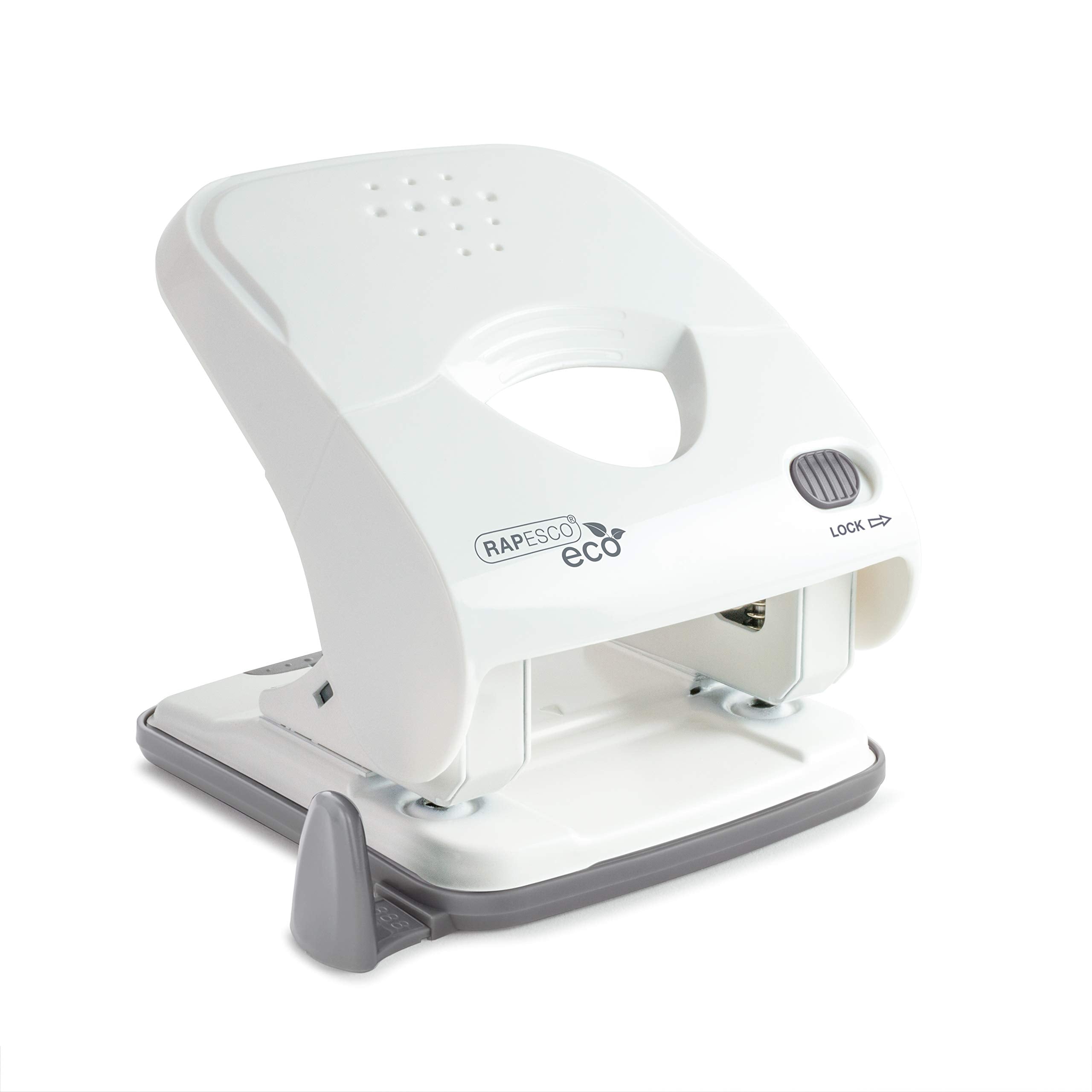 Rapesco 1526 ECO X5-40ps Less Effort 2-Hole Punch, 40 Sheet Capacity