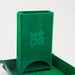 Fold Up Velvet Dice Tower: Green