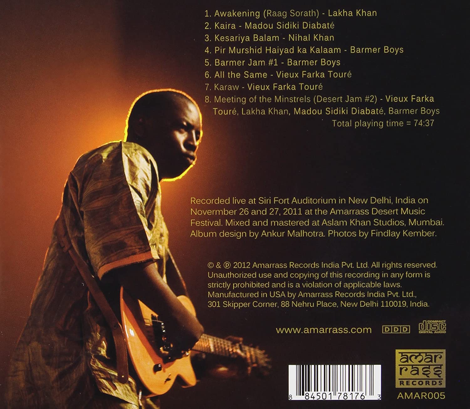 Various - Live At Amarrass Desert Music Festi