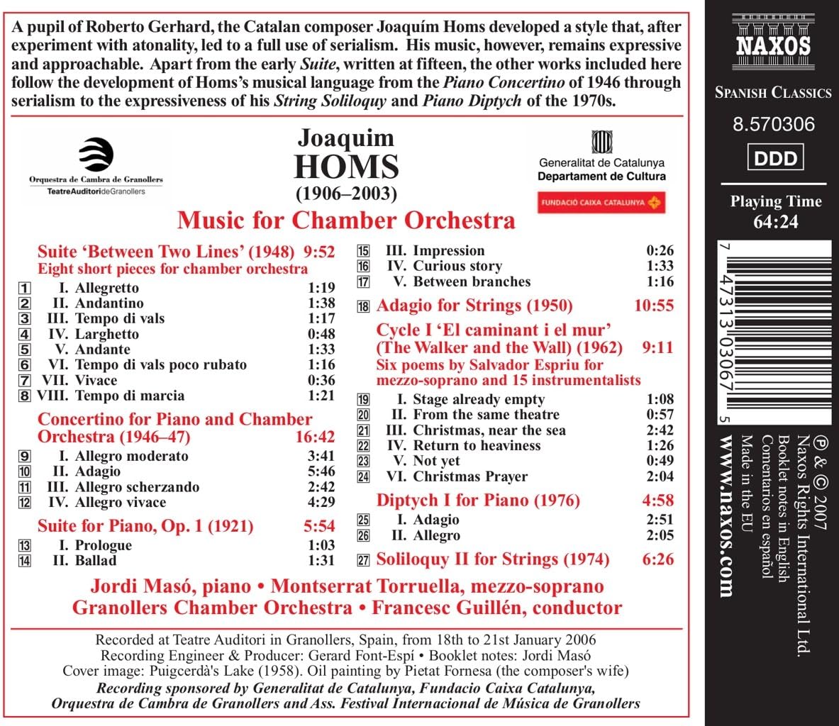 Music for Chamber Orchestra