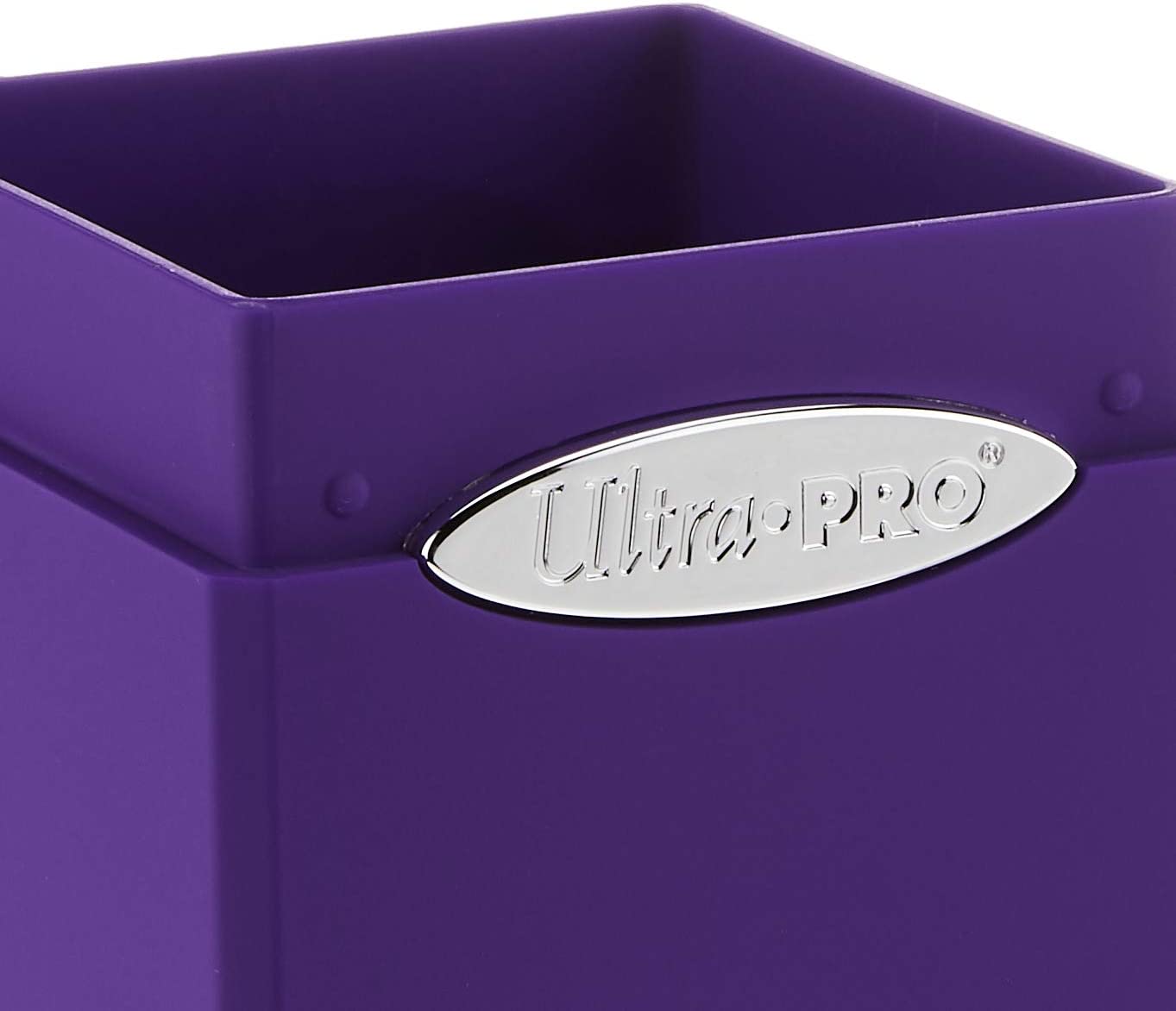 Ultra Pro- Satin Tower Deck Box Caja de Cubierta de Torre de satén, sólido, Color Morado (UPR84181
