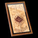 The Noble Collection Harry Potter The Marauder's Map Display Case - Elegant Wooden Case for Marauder's Map - Film Set Movie Props Gifts