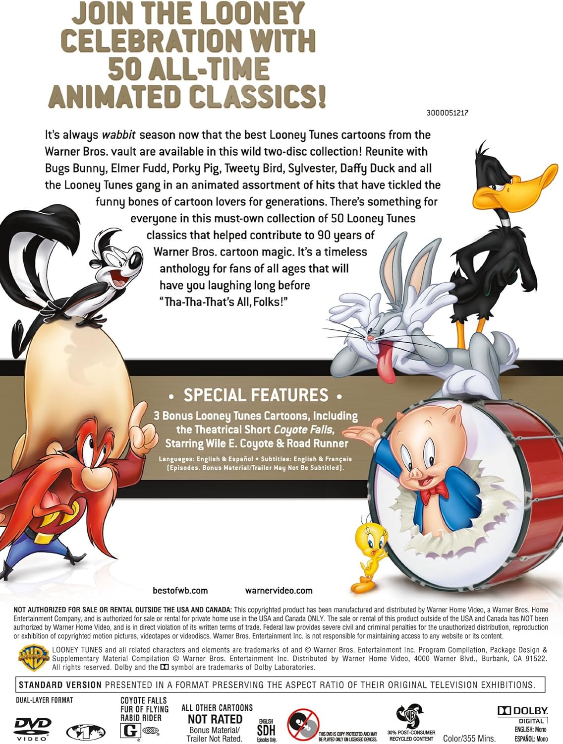 Best of Warner Bros 50 Cartoon Collection - Looney