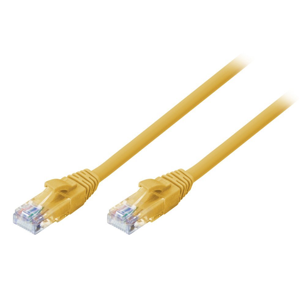 LINDY 48061 Cat.6 U/UTP Network Cable, Yellow