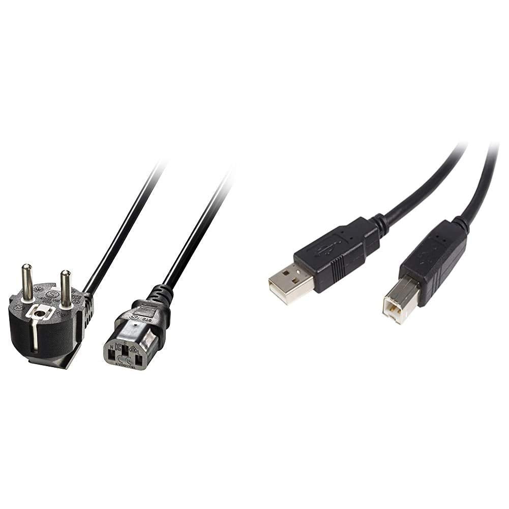 LINDY IEC-Netzkabel 2m Schuko-Winkelst. IEC320C13