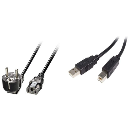 LINDY IEC-Netzkabel 2m Schuko-Winkelst. IEC320C13