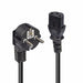 LINDY IEC-Netzkabel 2m Schuko-Winkelst. IEC320C13