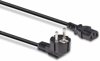 LINDY IEC-Netzkabel 2m Schuko-Winkelst. IEC320C13