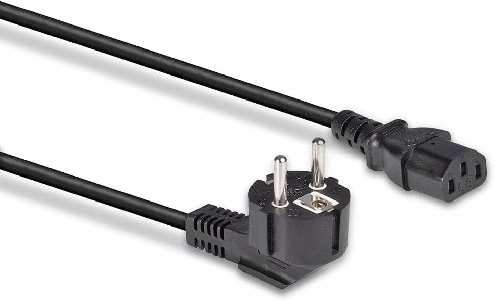 LINDY IEC-Netzkabel 2m Schuko-Winkelst. IEC320C13