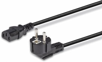 LINDY IEC-Netzkabel 2m Schuko-Winkelst. IEC320C13