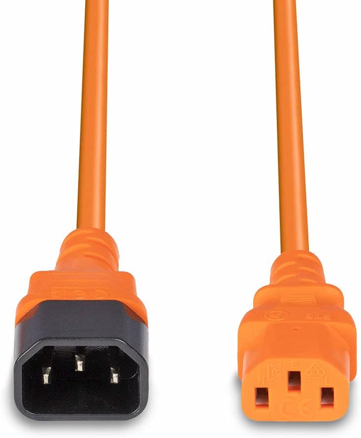 Lindy 1m IEC C14 to IEC C13 Extension Power Cable