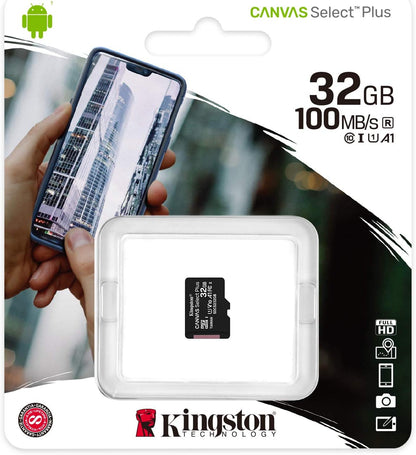 Kingston Canvas Select Plus microSD Card SDCS2/32 GB SP Class 10 32 GB Card Only