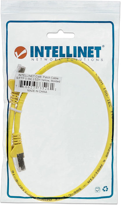 INTELLINET PATCHKABEL CAT6A CU S/FTP LSOH 5.00M Gelb