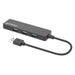 Manhattan USB-A 4-Port Hub, 4x USB-A Ports, 5 Gbps (USB 3.2 Gen1 aka USB 3.0), Bus Power, SuperSpeed USB, Black, Three Year Warranty, Box