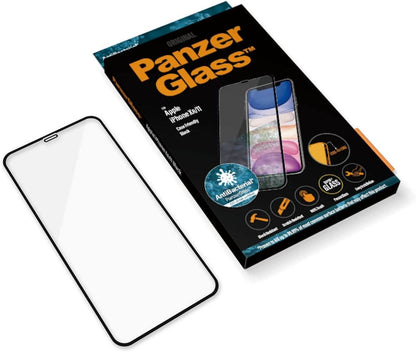 PANZERGLASS - iPhone XR/11, Black - Case Friendly