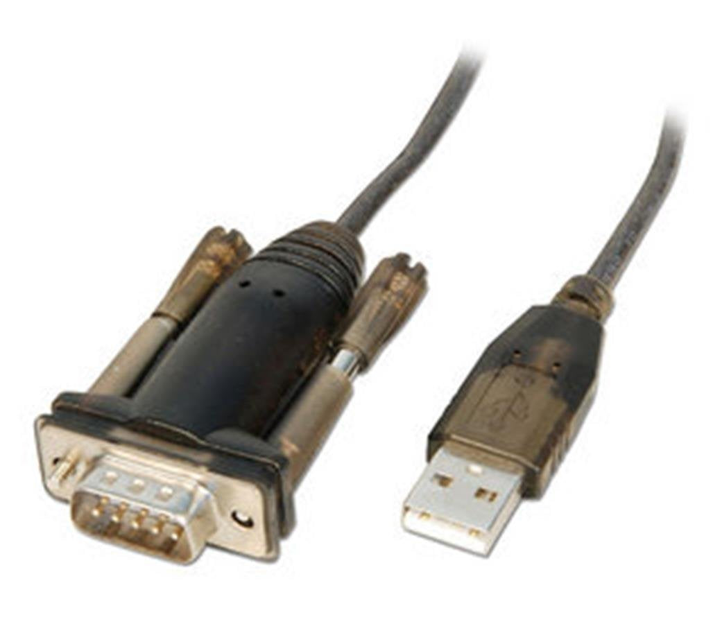 LINDY 42855 USB to Serial Adapter - 9 Way (RS-232), 1.5m