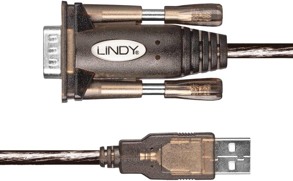 LINDY 42855 USB to Serial Adapter - 9 Way (RS-232), 1.5m