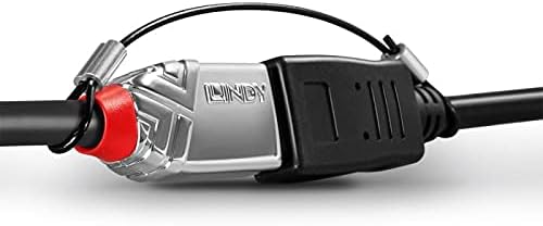 LINDY 40774 Cable Adapter Tethers - Pack of 4, Black