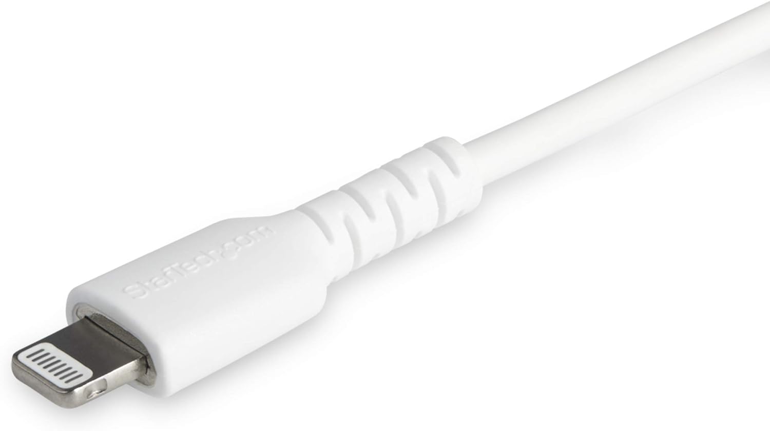 StarTech.com 1m USB C to Lightning Cable - Durable White USB Type C to Lightning Connector Fast Charge & Sync Charging Cord, Rugged w/Aramid Fiber Apple MFI Certified iPhone 11 iPad Air (RUSBCLTMM1MW
