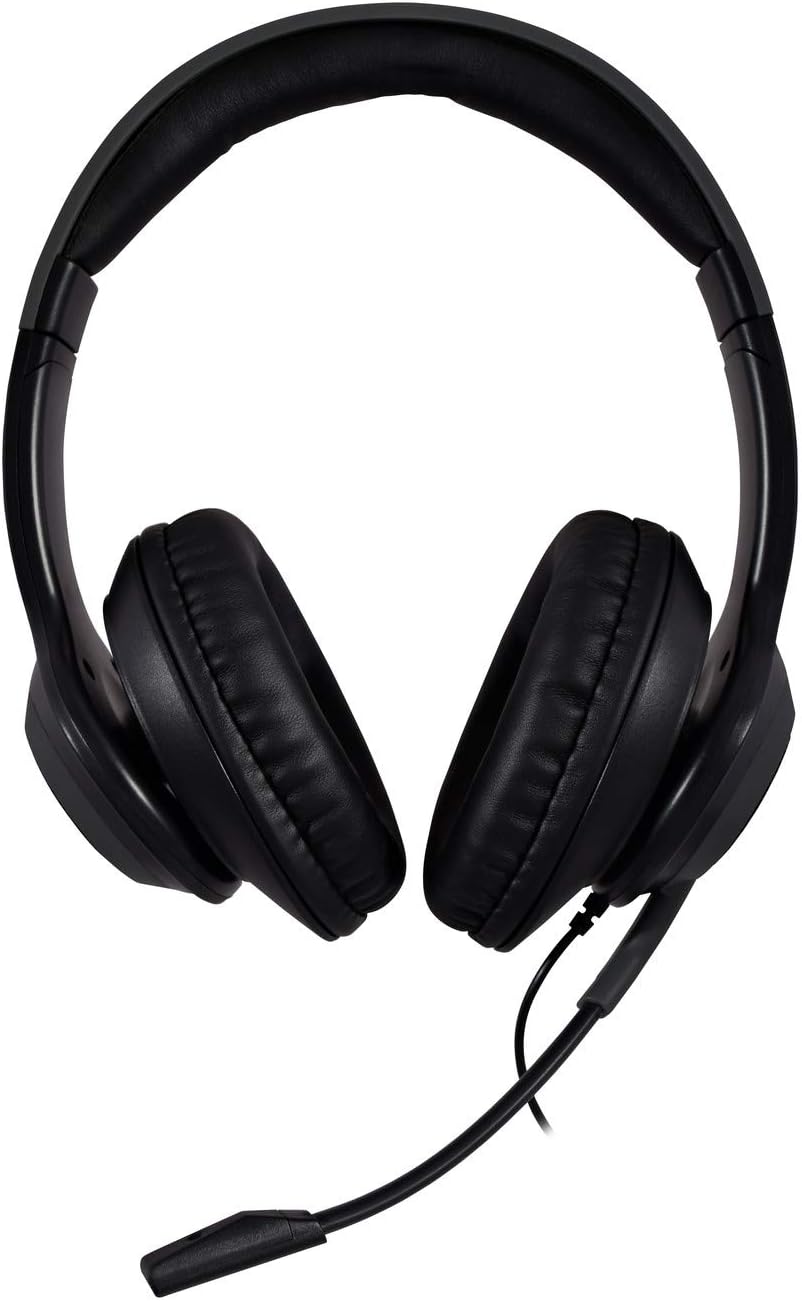 V7 Premium Over-Ear Stereo Headset, Boom Mic, PC, Mac, Tablets, Laptop Computer, Gaming, Video Conferencing, 3.5mm, USB