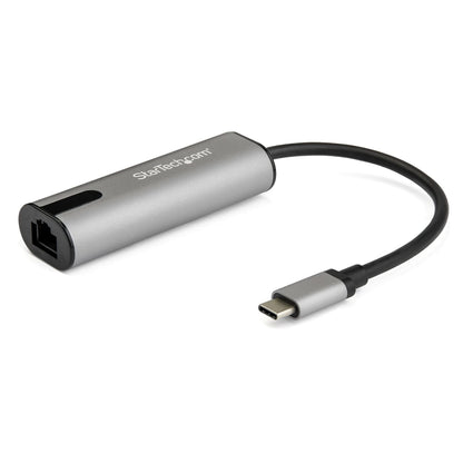 StarTech.com 2.5GbE USB C to Ethernet Adapter NBASE-T NIC - USB 3.0 Type C 2.5/1 Gigabit/100 Mbps Multi Speed Network/ USB 3.1 Laptop to RJ45/LAN Thunderbolt 3 Compatible/MacBook Pro Surface (US2GC30