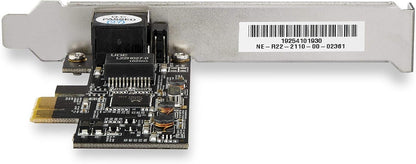 StarTech.com 1 Port PCIe Network Card - 2.5Gbps 2.5GBASE-T PCIe Network Card x1 PCIe - PCI Express LAN Card - RTL8125 (ST2GPEX