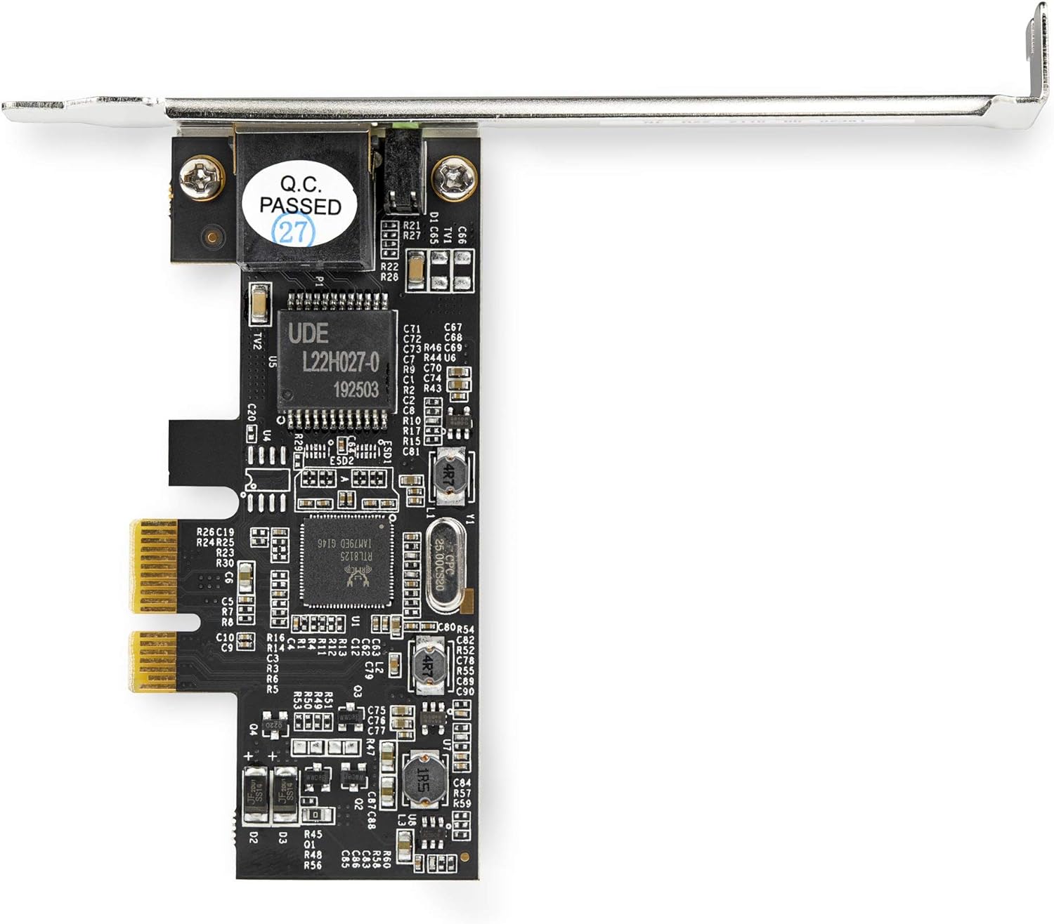 StarTech.com 1 Port PCIe Network Card - 2.5Gbps 2.5GBASE-T PCIe Network Card x1 PCIe - PCI Express LAN Card - RTL8125 (ST2GPEX