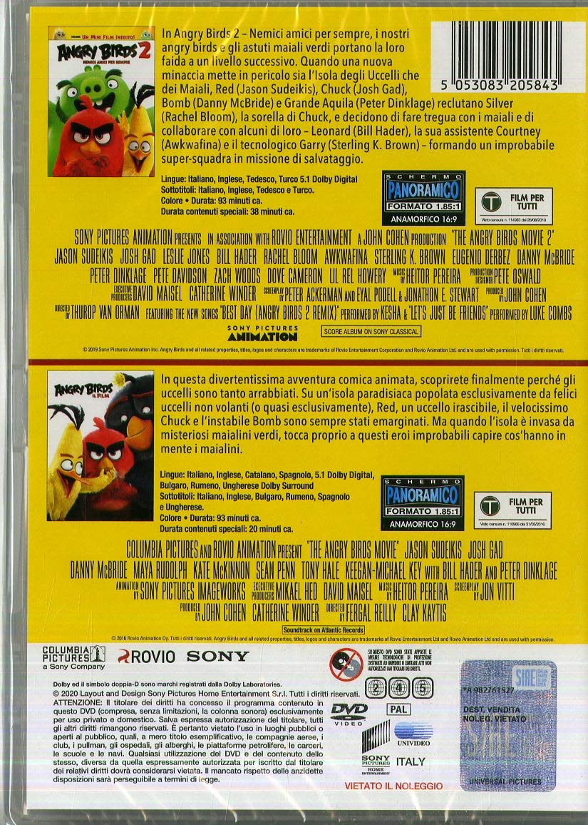 Angry Birds Collect.1-2 ( Box 2 Dv