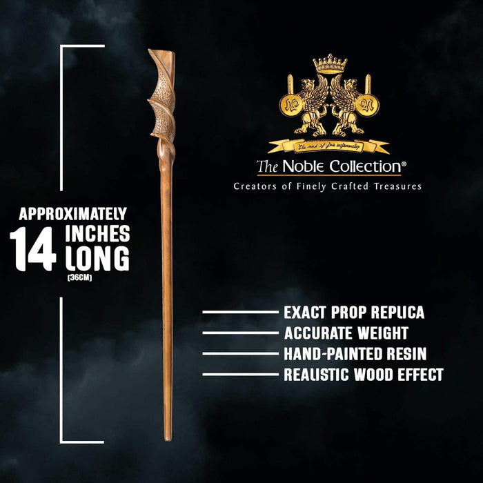 The Noble Collection - Parvati Patil Character Wand - 15in (36cm) Wizarding World Wand With Name Tag - Harry Potter Film Set Movie Props Wands