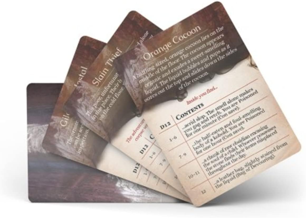 Nord Games Dungeons and Dragons 5th Edition Deck of Cards – Objects of Intrigue: Dungeons 53 Cards - Games for Adults and Kids – DND Books – Gaming Accessories - Compatible with D&D 5e
