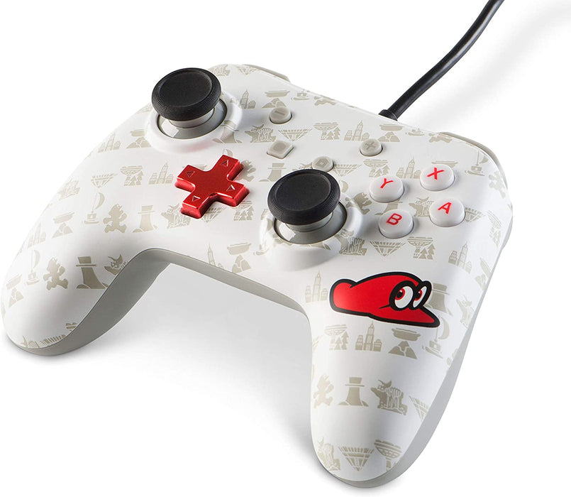 PowerA Wired Controller for Nintendo Switch - Mario Odyssey, Cappy Edition Mario Odyssey: Cappy Edition