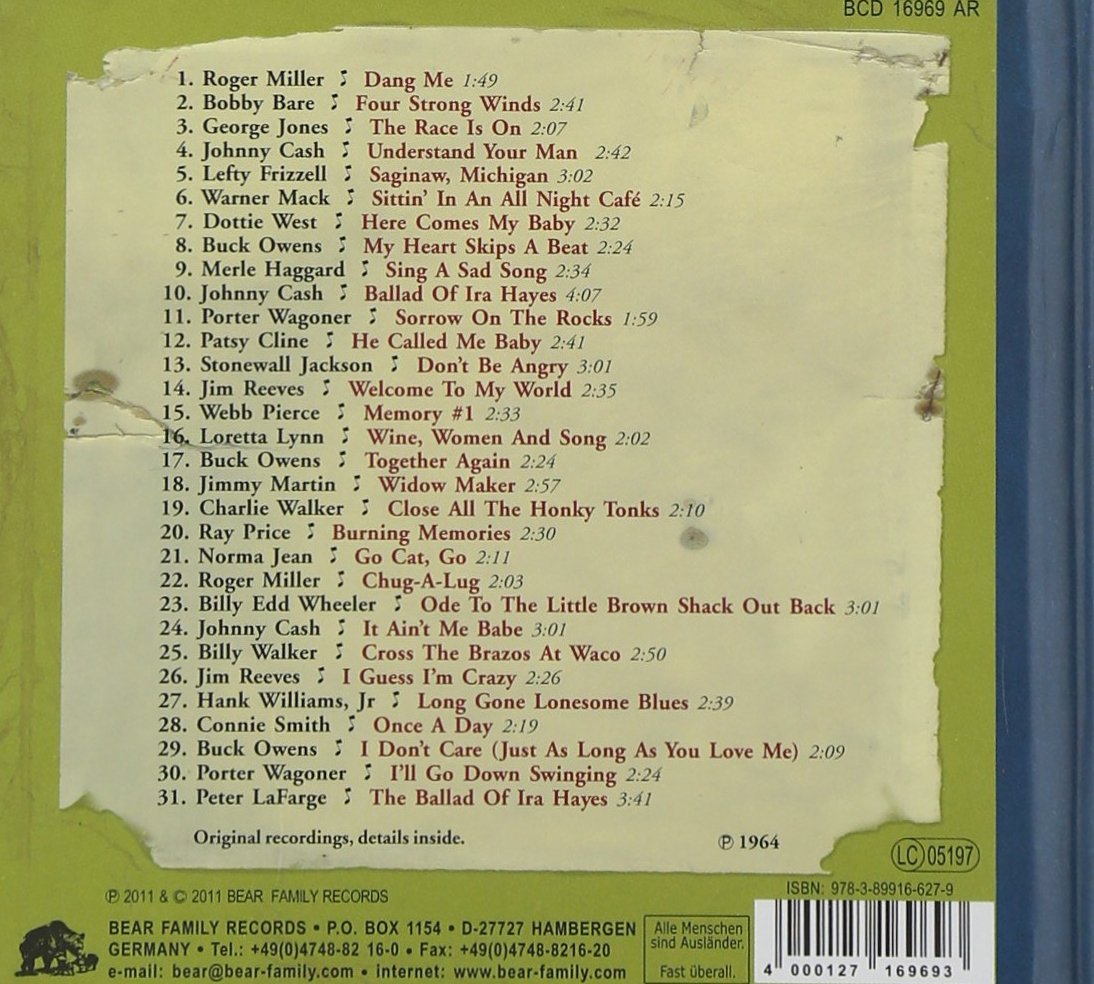Dim Lights, Thick Smoke & Hillbilly Music: Country & Western Hit Parade 1964