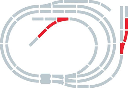 Hornby - Pack extensión F, Accesorio Circuito iniciación (R8226)