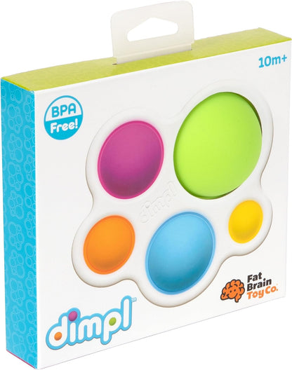 Fat Brain Dimpl, Early Development Toy, Educational Toy, Push and Pop Toy, Sensory Toy for Babies, Colourful Toy for Boys and Girls Aged 10 Months and Older
