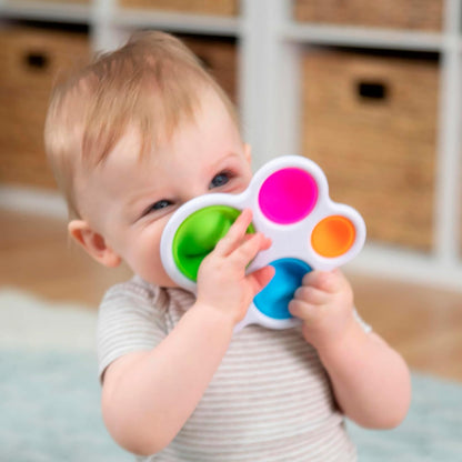 Fat Brain Dimpl, Early Development Toy, Educational Toy, Push and Pop Toy, Sensory Toy for Babies, Colourful Toy for Boys and Girls Aged 10 Months and Older