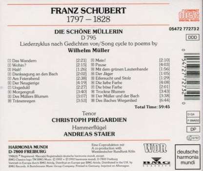 Schubert: Die Schöne Mullerin