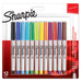 Sharpie Permanent Markers | Ultra Fine Point for Precise Marks | Assorted Colours | 12 Marker Pens
