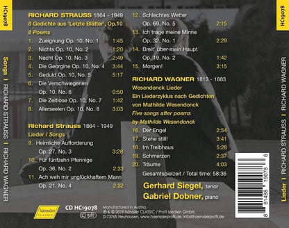 Gerhard Siegel/Gabriel Dobner: Richard Strauss/Richard Wagner