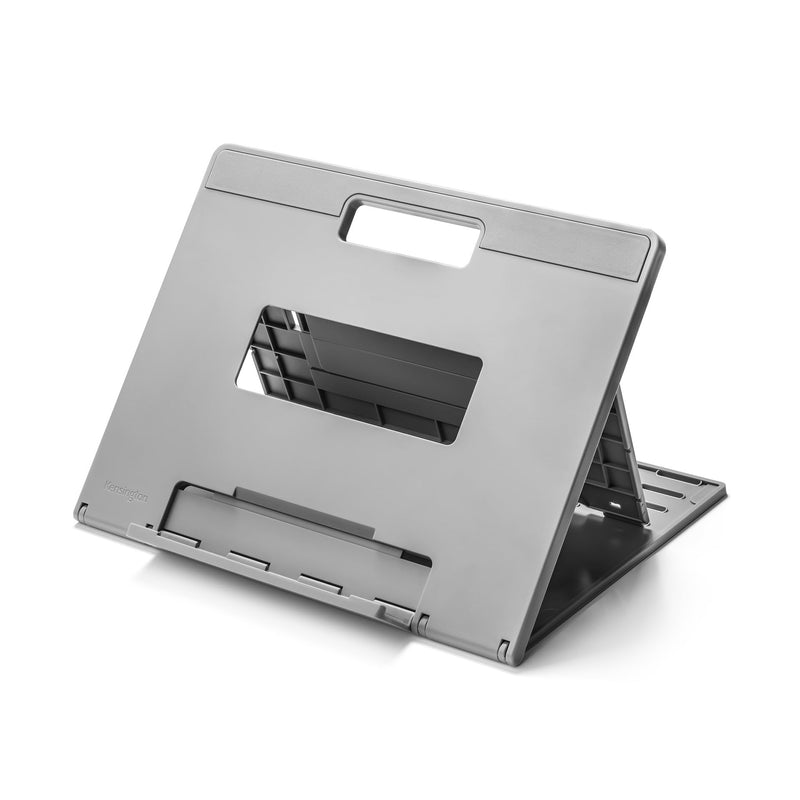 Kensington SmartFit Easy Riser Go Large Laptop Stand for Home Office - Adjustable laptop desk stand, Portable Laptop Holder (K50420EU), Grey