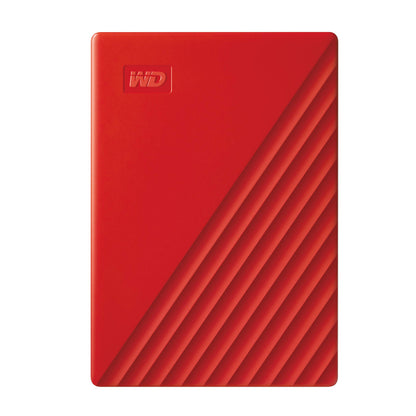 WD 4 TB My Passport Portable HDD USB 3.0 with software for device management, backup and password protection - Red - Works with PC, Xbox and PS4 PC 4TB Red HDD