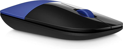 HP Z3700 Wireless Mouse, Blue, Slim, Multi-OS & Device Compatibility, 2.4 GHZ Connectivity, Multi-Surface Technology, Blue LED 1200 dpi Optical Sensor, Up to 16 Months Battery Life