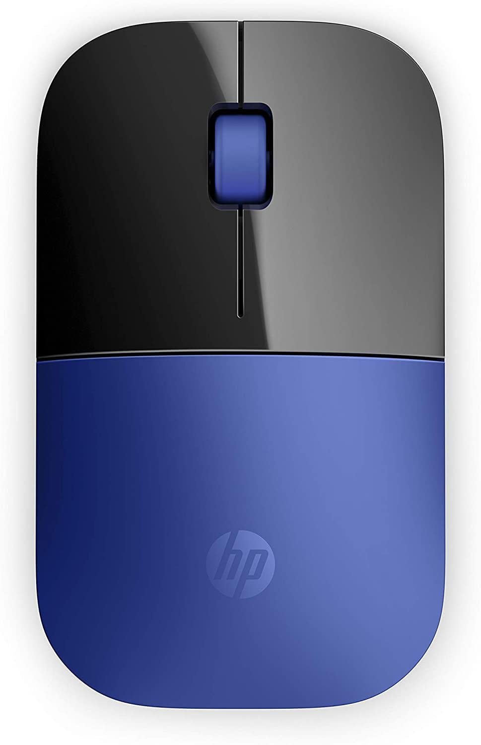 HP Z3700 Wireless Mouse, Blue, Slim, Multi-OS & Device Compatibility, 2.4 GHZ Connectivity, Multi-Surface Technology, Blue LED 1200 dpi Optical Sensor, Up to 16 Months Battery Life