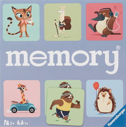 Ravensburger Wild World of Animals Memory Game for Boys & Girls Age 3 & Up! - A Fun & Fast Cuddly Matching Game (20360