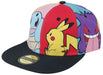 Pokémon Characters Unisex Cap Multicoloured Anime, Fan Merch, Gaming, Pikachu