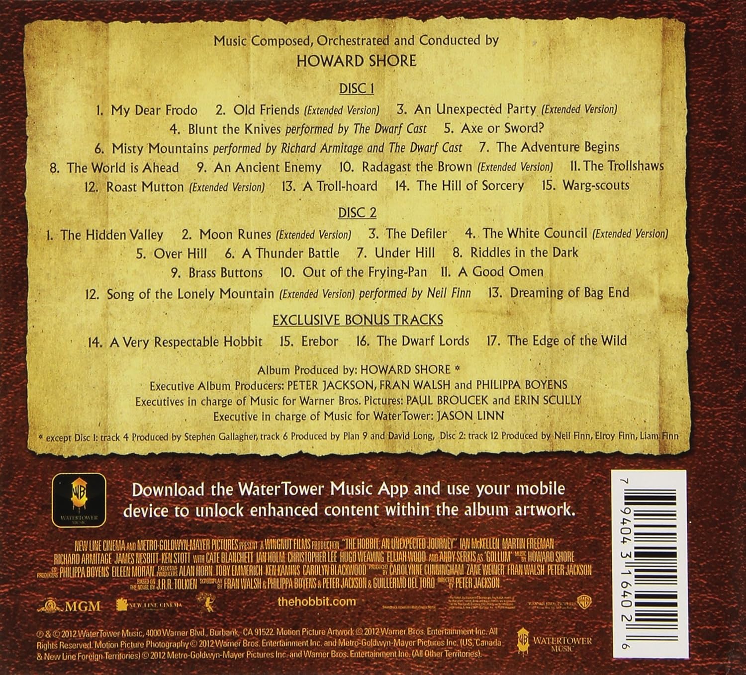 The Hobbit: An Unexpected Journey: Original Motion Picture Soundtrack